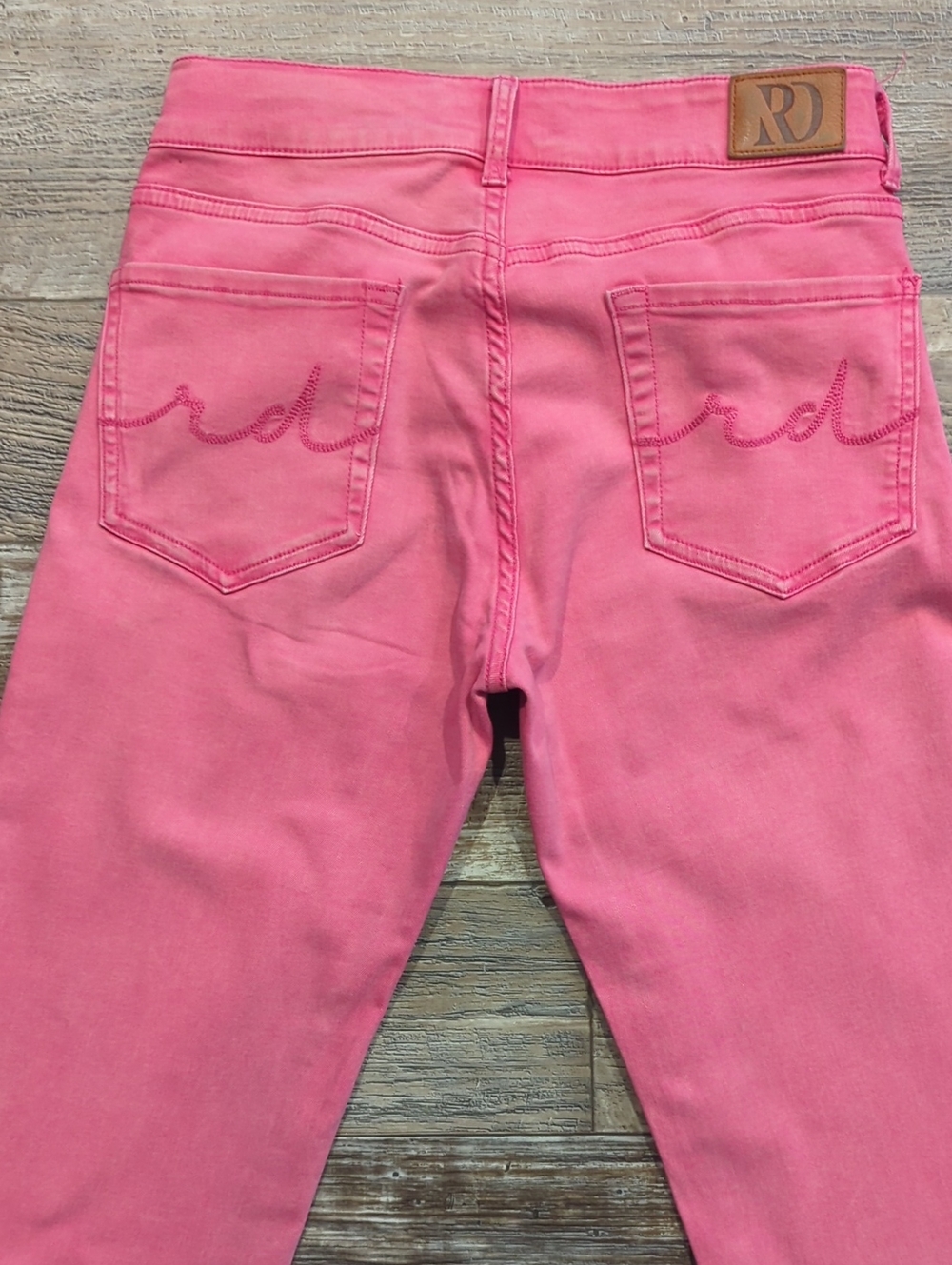 RANCH DRESS'N Fallon Taylor Signature "Retro Pink" washed trouser jeans S (2-4) - Picture 8 of 16